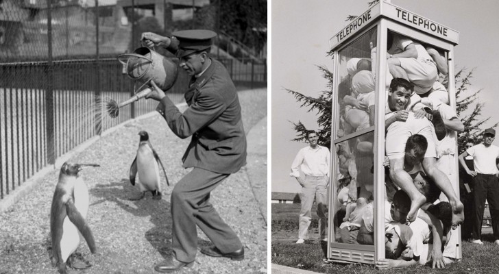Queste curiose fotografie ci raccontano gli ultimi 100 anni in maniera decisamente originale