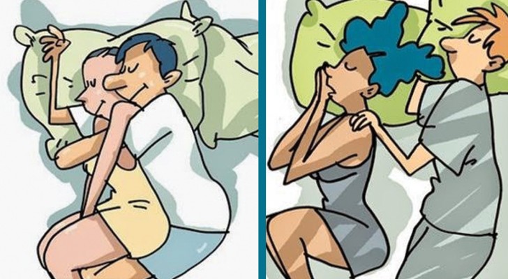 La posizione in cui dormite potrebbe rivelare molto sul vostro rapporto di coppia