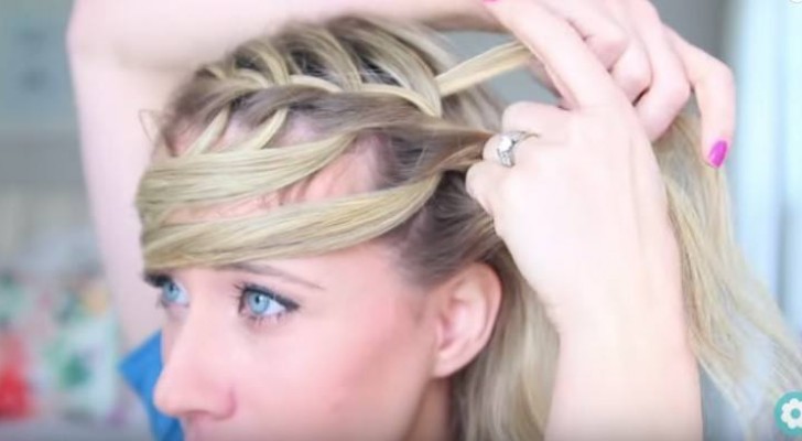 Take away some locks of hair from a braid --- When reinserted the result is magnificent!