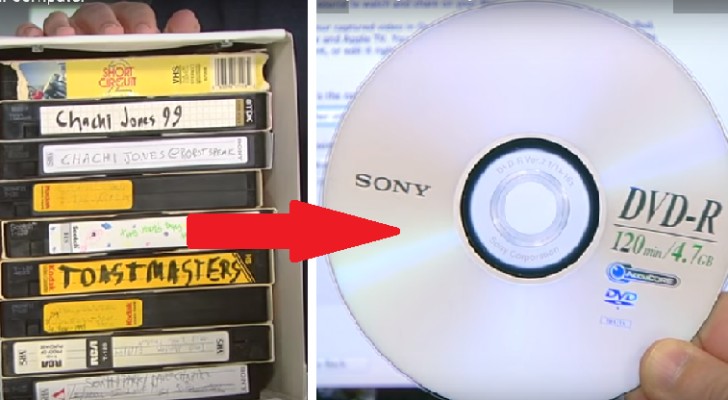 Asi es como se transfieren todos los videos de VHS a DVD en casa sin gastar una moneda!