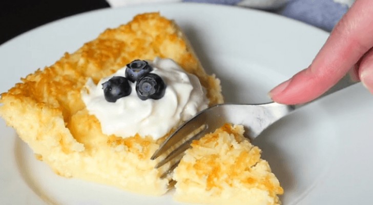 Esta exquisita torta al limon es tan facil de hacer que parece magica