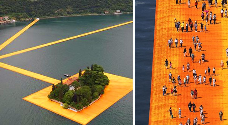 Marcher sur l'eau sur 3km: voici la spectaculaire œuvre d'art qui a plu au monde entier