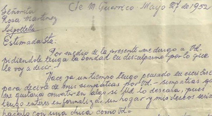 Un ragazzo pubblica una lettera di suo nonno del 1952: il contenuto vi regalerà un sorriso