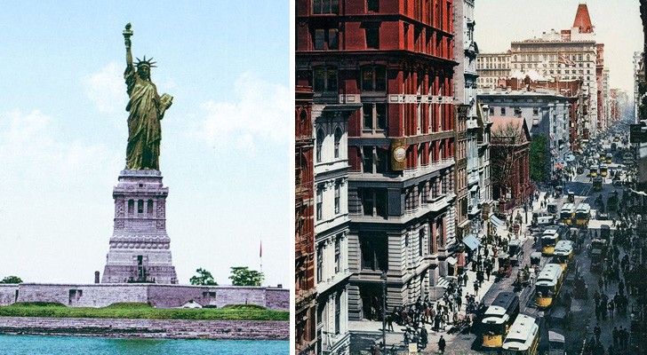 Immagini ricolorate del 1900: ecco New York agli albori della modernità odierna