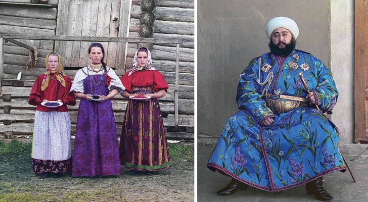 De fotograaf van de tsaar gaat op reis in het Rusland van voor de revolutie: kleurenfoto's uit een vervlogen tijdperk