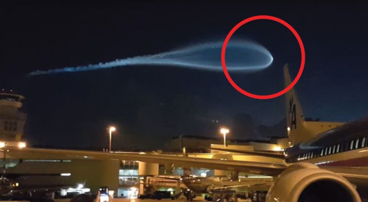 The airport operators see a "UFO" in the sky. . . but there is an explanation!