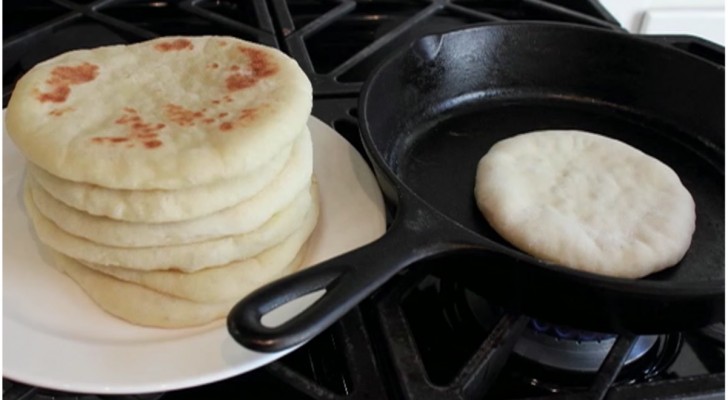 Pita hecha en casa: esta es la receta para preparar el pan arabe en toda su sencillez!