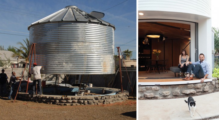 Una coppia acquista un vecchio silo per cereali e riesce a trasformarlo in una casa mozzafiato