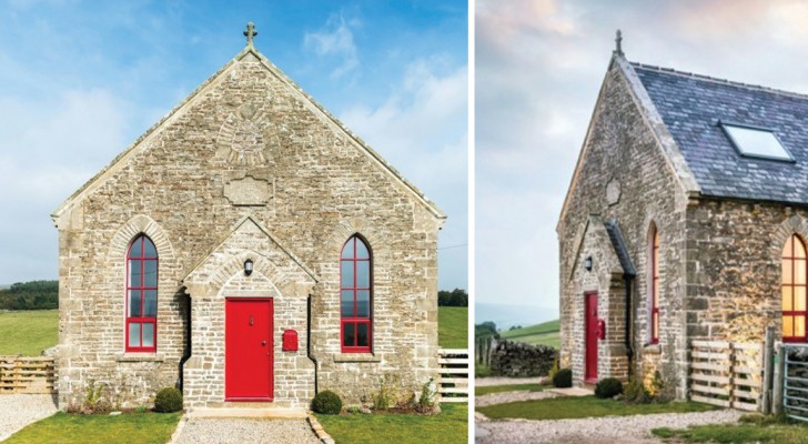 Un team di architetti trasforma una cadente chiesetta del XIX secolo in una casa vacanze da sogno