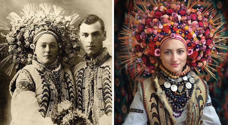 Trovano vecchie foto di donne ucraine e le ricreano: il risultato è meraviglioso