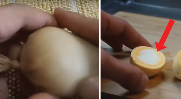 Överraska dina gäster: här är ett tips för att byta ut äggulan mot äggvitan inuti ägget ...