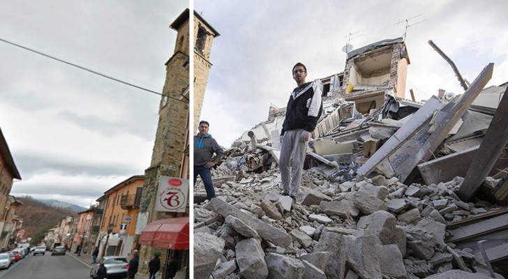 Le immagini prima e dopo il sisma: ecco cosa è accaduto e cosa bisogna fare ORA