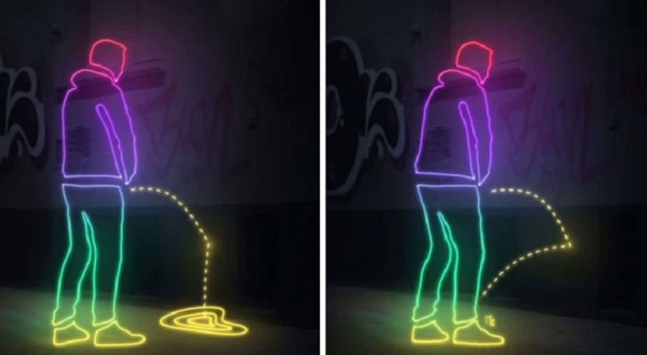 You need to pee and you do it on a street wall? --- Look what happens in Germany!